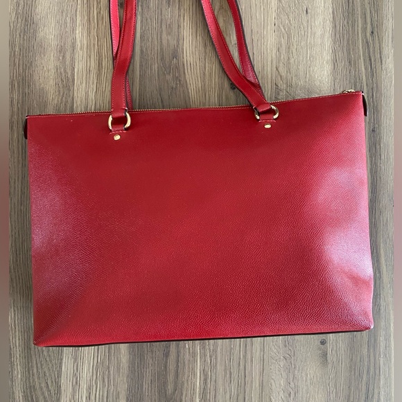 Coach Red Gallery Tote Bag 79608 - Picture 9 of 13